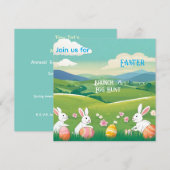 Paasland - Brunch&Egg Hunt Kaart (Voorkant / Achterkant)