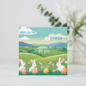 Paasland - Brunch&Egg Hunt Kaart (Staand voorkant)