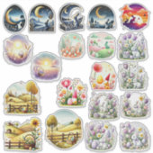 Paaslandscènes Sticker (Voorkant)