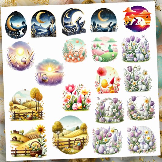 Paaslandschappen Sticker