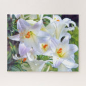 Paaslelie [bloem] legpuzzel (Horizontaal)