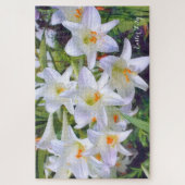 Paaslelie [bloem] legpuzzel (Verticaal)