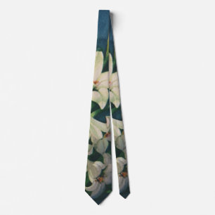 Paaslelie bloemen, Vintage Paaslelies Stropdas