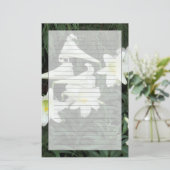 Paaslelie (Lilium regale) Briefpapier (Staand voorkant)
