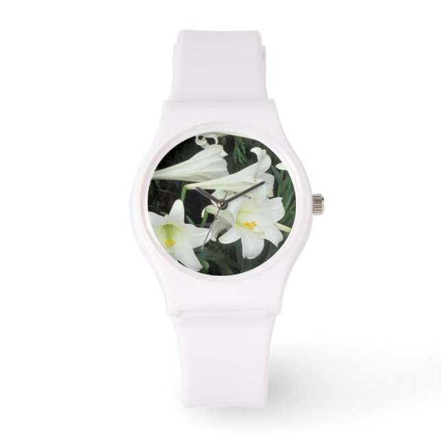 Paaslelie (Lilium regale) Horloge (Voorkant)