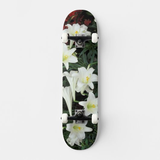 Paaslelie (Lilium regale) Persoonlijk Skateboard (Voorkant)