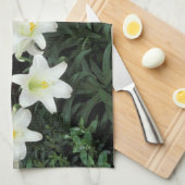 Paaslelie (Lilium regale) Theedoek (Quarter Fold)