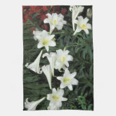 Paaslelie (Lilium regale) Theedoek (Verticaal)