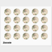 Paaslelie Ronde Sticker (Vel)