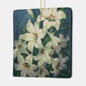 Paasleliebloemen,  paaslelies keramisch ornament (Links)