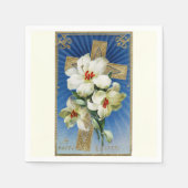  Paaslelies en dwarsdoorsnede Servet (Voorkant)