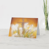 Paaslelies en kruiselingse Kaart (Voorkant)