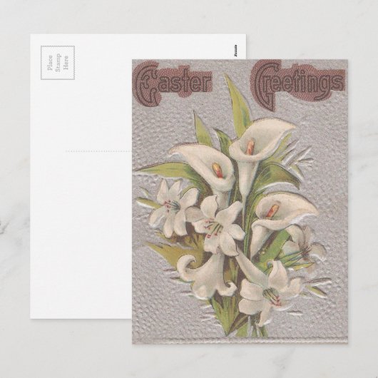  Paaslelies Feestdagenkaart (Voorkant / Achterkant)