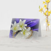 Paaslelies op Bijbel Kaart (Gele Bloem)