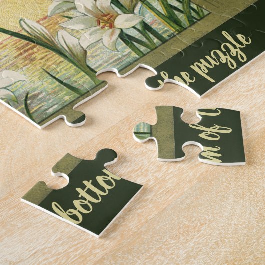 Paaslelies Zonsopgang en Victoriaans Engelen Legpuzzel (Zijkant)