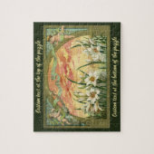 Paaslelies Zonsopgang en Victoriaans Engelen Legpuzzel (Verticaal)