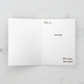 Paaslening Cross Paarse Drape Resurrection Day Kaart (Binnen)