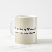 Paaslening Cross Paarse Drape Resurrection Day Koffiemok (Voorkant links)