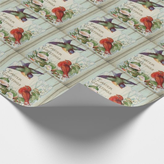  paaslente cadeaupapier (Hoek)