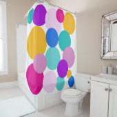 Paaslente poka Dots Douchegordijn (In situ)