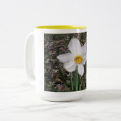 Paaslentebloei Tweekleurige Koffiemok (Voorkant links)