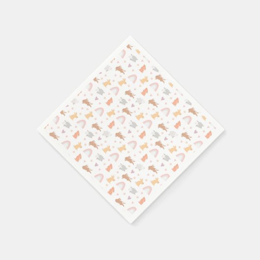 paaslentemannen (bunny Pattern) Servet (Hoek)