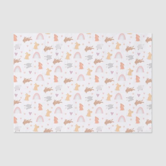 paaslentemannen (bunny Pattern) Tissuepapier (Voorkant)