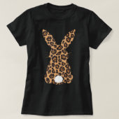 Paasleopard Bunny Rabbit Palm Sunday Girls Wome T-shirt (Design voorkant)
