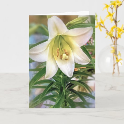 Paasleuf Kaart (Gele Bloem)