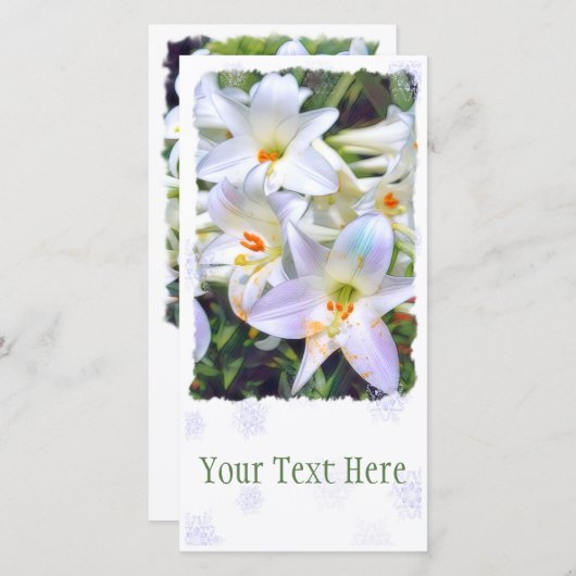 Paaslicht [Flat Guide-kaart] 案 内 状 Aankondiging (Voorkant / Achterkant)