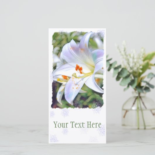 Paaslicht [Flat Guide-kaart] 案 内 状 Aankondiging (Staand voorkant)