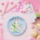 Paaslilies en zweet Bunnies Papieren Bordje (Feest)