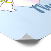 Paaslilies en zweet Bunnies Poster (Hoek)