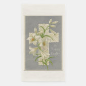  paaslilies gastenpapier servet (Voorkant)