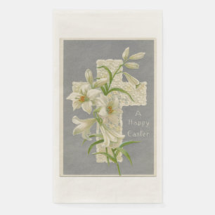 paaslilies gastenpapier servet
