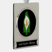 PaasLily Banner Decoratie Verzilverd Banner Ornament (Rechts)