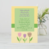 Paaslunch en Egg Hunt Uitnodiging (Staand voorkant)