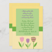 Paaslunch en Egg Hunt Uitnodiging (Voorkant / Achterkant)