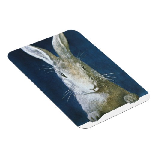  paasmaaltijd, staartje, witte konijn magneet (Rechterzijde)