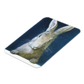  paasmaaltijd, staartje, witte konijn magneet (Linkerzijde)