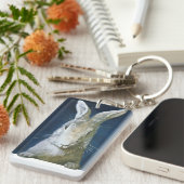  paasmaaltijd, staartje, witte konijn sleutelhanger (Voorkant Rechts)