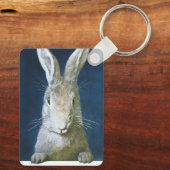 paasmaaltijd, staartje, witte konijn sleutelhanger (Achterkant)