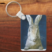  paasmaaltijd, staartje, witte konijn sleutelhanger (Voorkant)