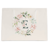 Paasmakende rozen met flormonogram E Groot Cadeauzakje (Voorkant)