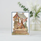  paasmakerbroekjes, aangepaste paasvergrotingen feestdagenkaart (Staand voorkant)