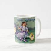  paasmakerij Girl Egg Chick Carriage Koffiemok (Voorkant rechts)