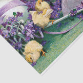  paasmakerij Girl Egg Chick Carriage Tissuepapier (Detail)