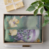  paasmakerij Girl Egg Chick Carriage Tissuepapier (Geschenk)