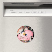  paasmakerij Katten Chick en paaseieren Magneet (Insitu (Vaatwasser))