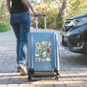  paasmakerij Kinder dieren kruisen kunst Sticker (Koffer Insitu)